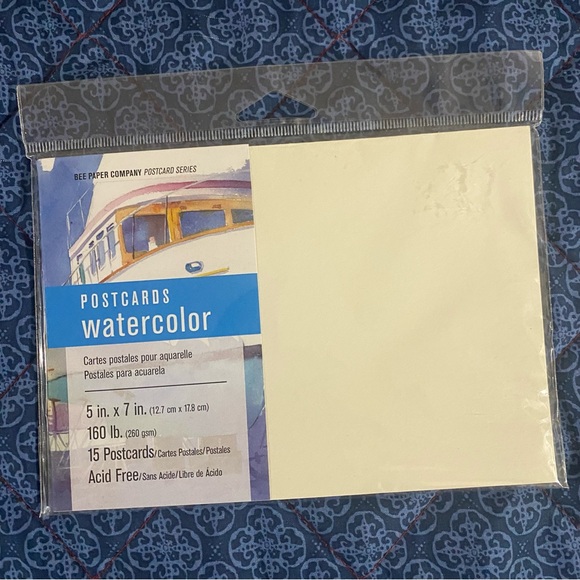☀️ Watercolor Postcard Paper - Pack of 11 - Bee Paper Company - Picture 1 of 4